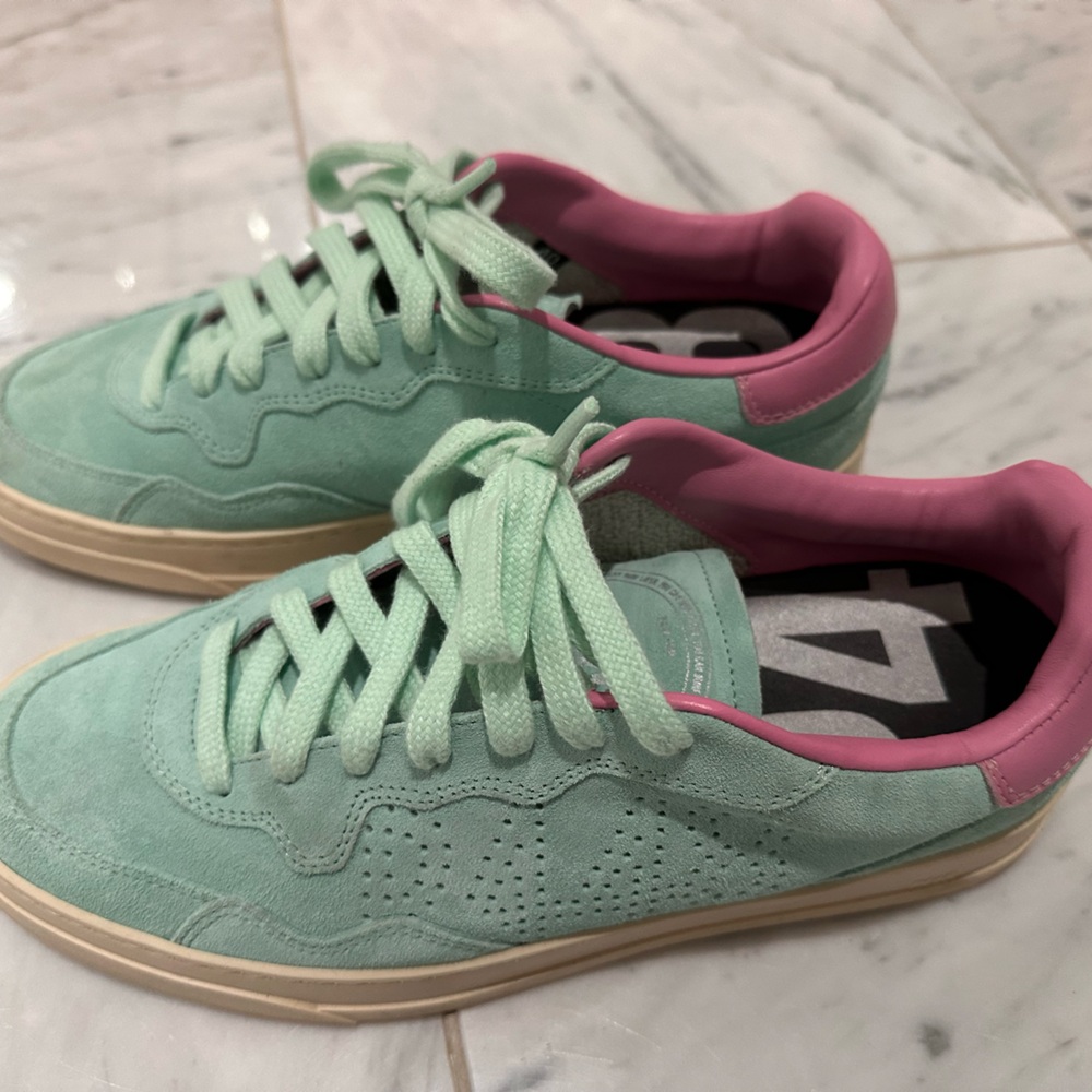 P448 Sneakers Green and Pink - only worn once